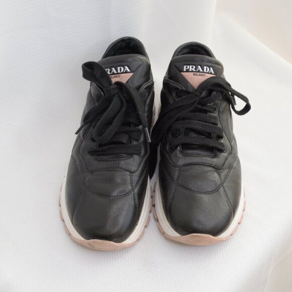 Prada Nappa Leather PRAX-01 Sneakers Sz 7.5 - Picture 5 of 15